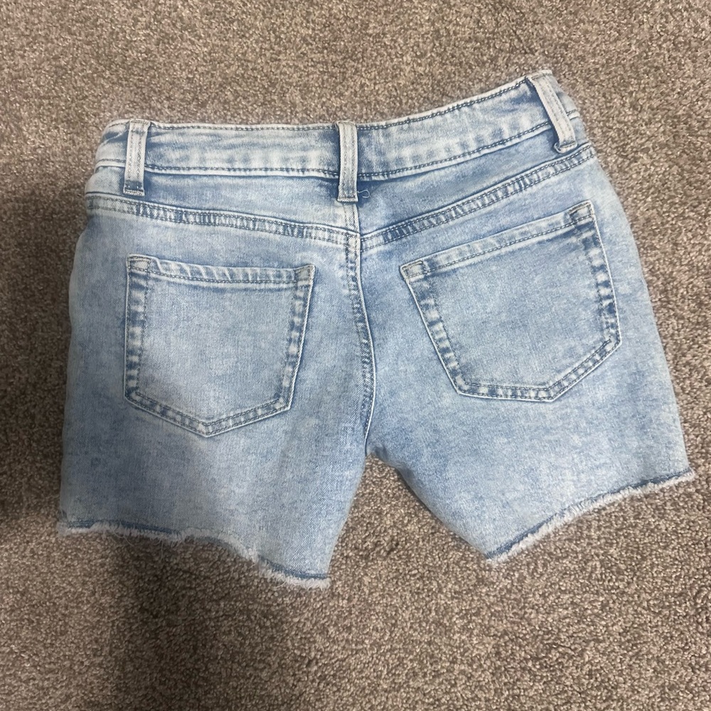 Light Blue Denim Shorts